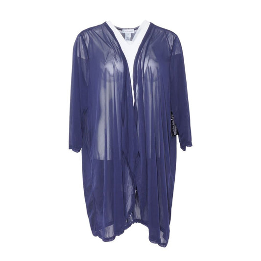 Navy Plus Cardigan Sweater