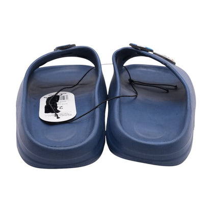 Navy Athletic Slides