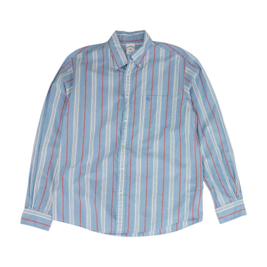 Blue Striped Long Sleeve Button Down