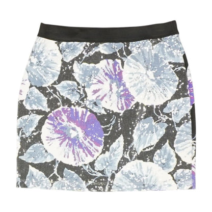 Multi Graphic Mini Skirt