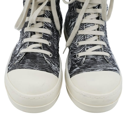 Zebra Print DRKSHDW Ramone High-Top Sneakers