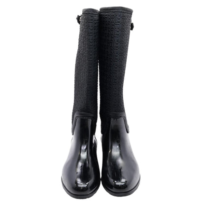 Saray Black Rain Boots