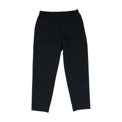 Black Solid Five Pocket Pants