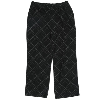 Black Geometric Pants