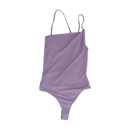 Purple Solid Bodysuit
