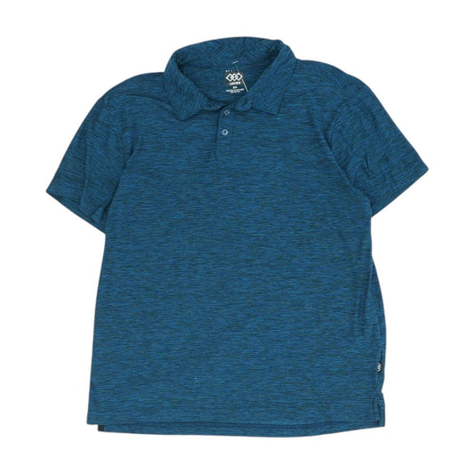 Teal Solid Short Sleeve Polo