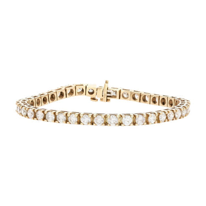 4.40 ct 14K Gold Lab Grown Diamond Tennis Bracelet