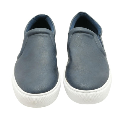 Binny Navy Textile Slip On Shoes