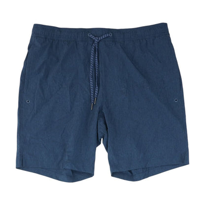 Navy Solid Swim Shorts