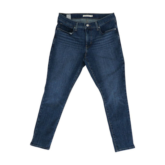 Blue High Rise Skinny Leg Jeans