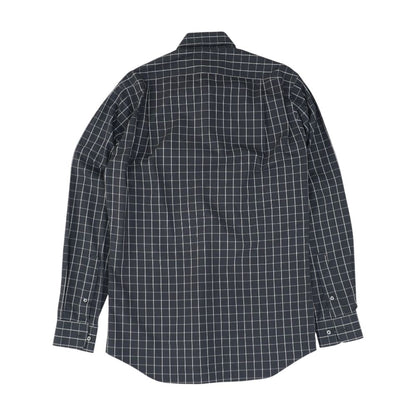 Charcoal Check Long Sleeve Button Down