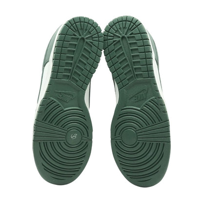 Dunk Low Green Leather Low Top Athletic Shoes
