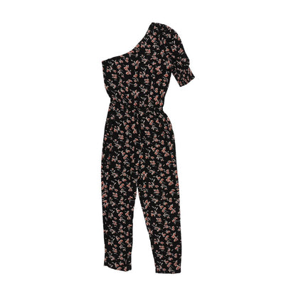 Black Floral Jumpsuit