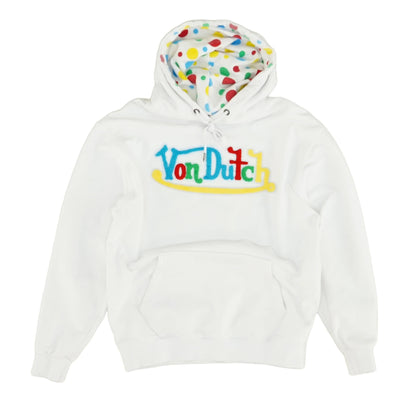 White Solid Hoodie