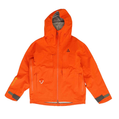 Orange Solid Gore-Tex Ski Jacket