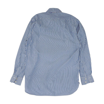 Blue Striped Long Sleeve Button Down