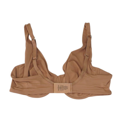 Brown Solid Bra
