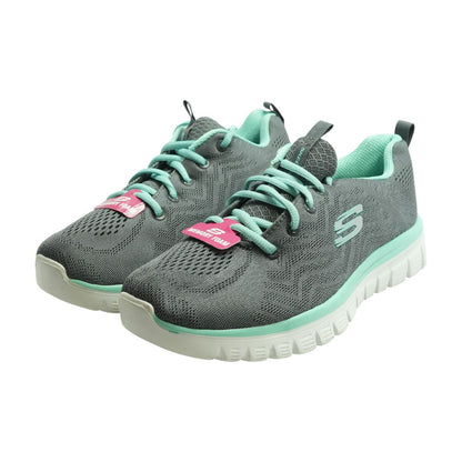 Gray Low Top Athletic Shoes