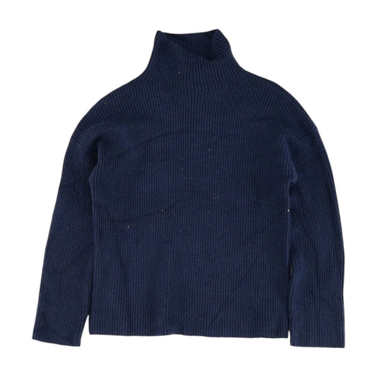 Navy Turtleneck Sweater