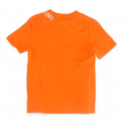 Orange Graphic Crewneck T-Shirt