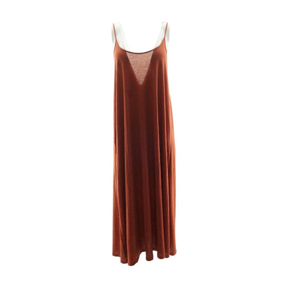 Rust Midi Dress