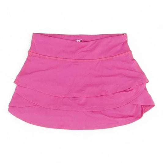 Pink Solid Active Skirt