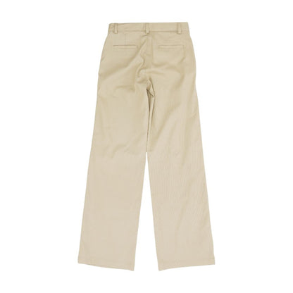 Tan Solid Chino Pants