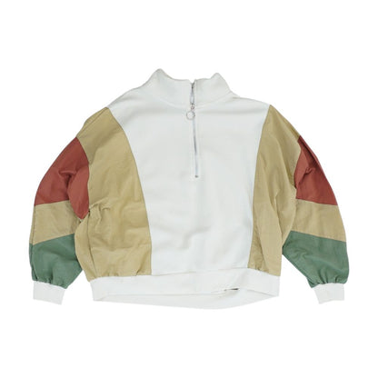 Multi Color Block 1/4 Zip Pullover