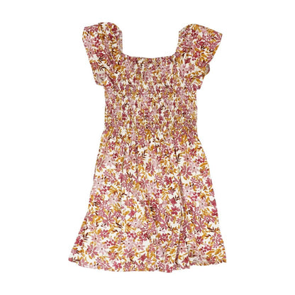 White Floral Midi Dress