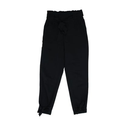 Black Solid Pants