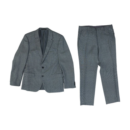 Gray Striped 2pc Suit