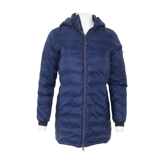 Navy Camp Hooded Ski Jacket