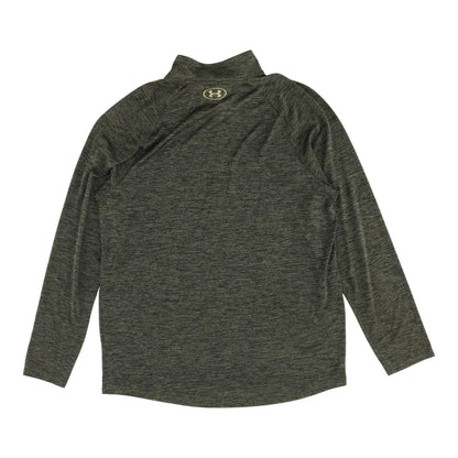 Green Solid Active Pullover