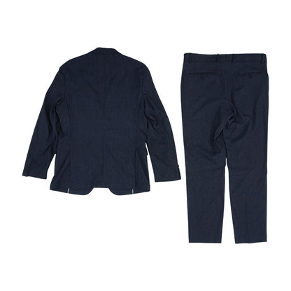 Navy Wool Blend 2pc Suit