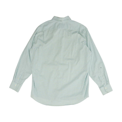 Blue Check Long Sleeve Button Down