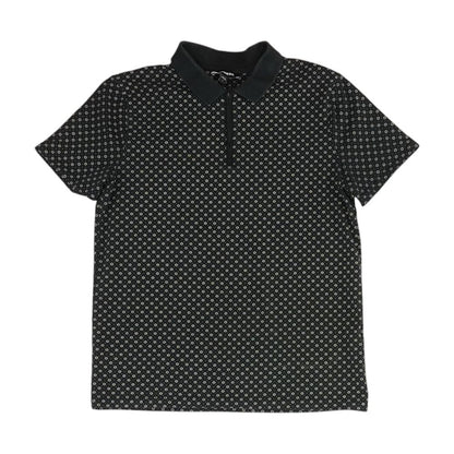 Black Misc Short Sleeve Polo