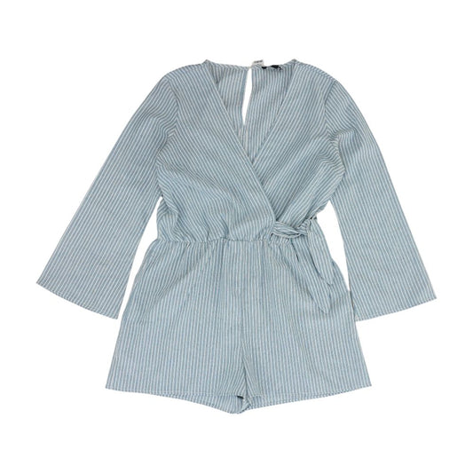Blue Striped Romper