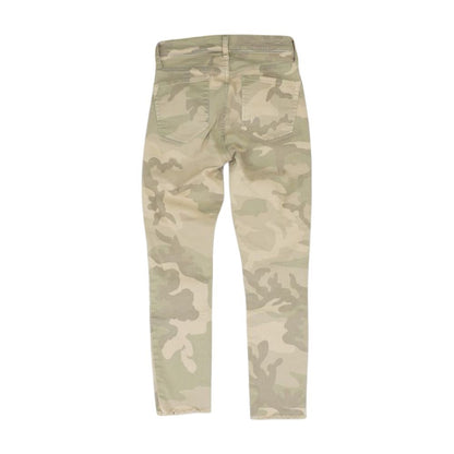 Green Camo Skinny Leg Jeans