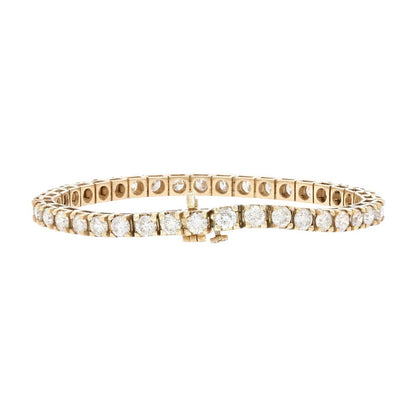 4.40 ct 14K Gold Lab Grown Diamond Tennis Bracelet
