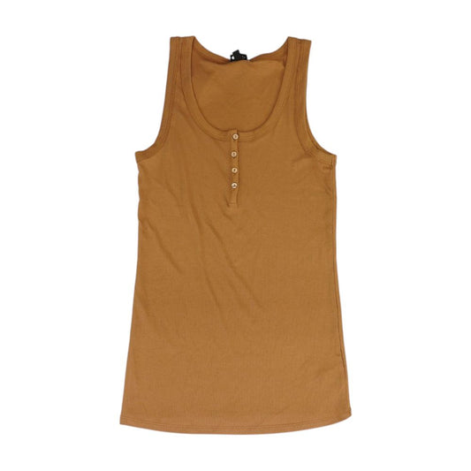 Brown Plus Tank Knit Top