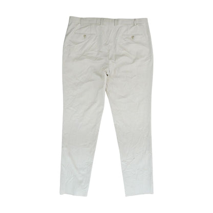 Tan Solid Dress Pants