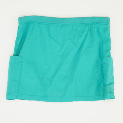 Turquoise Solid Shorts