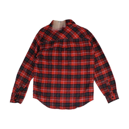 Red Plaid Flannel Button Down