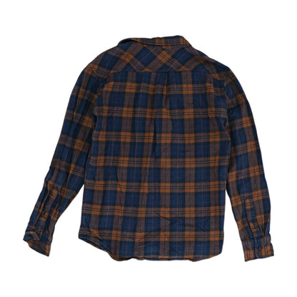 Blue Plaid Flannel Button Down