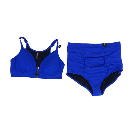 Blue Plus Solid Two-Piece