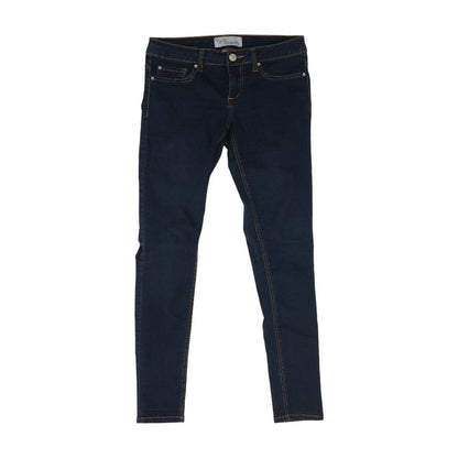 Navy Solid Skinny Leg Jeans