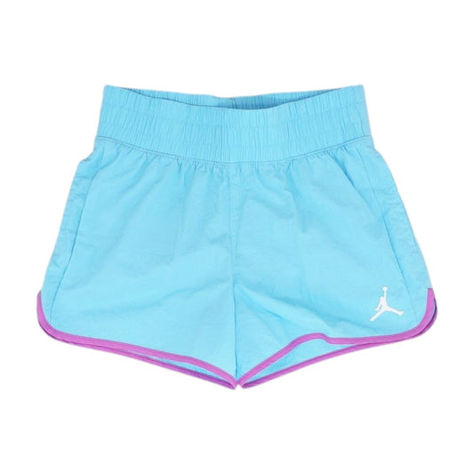 Blue Solid Shorts