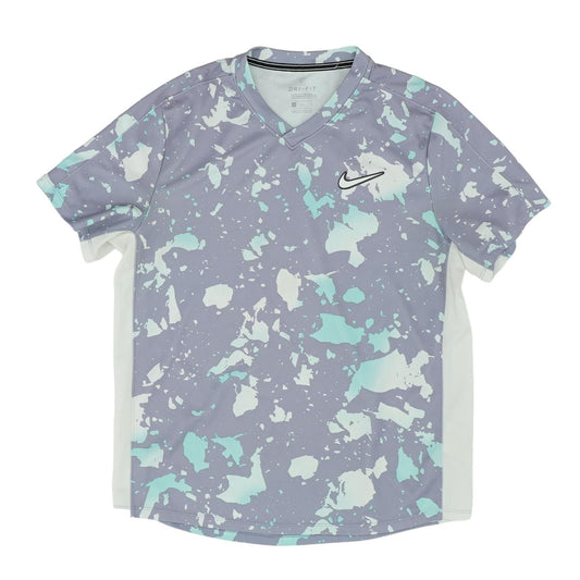 Lavender Graphic V Neck T-Shirt