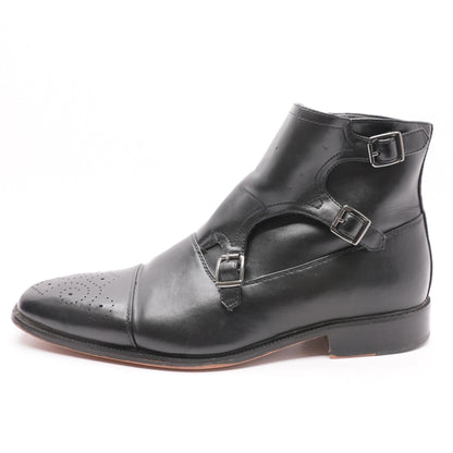 Trey Black Synthetic Ankle Boots