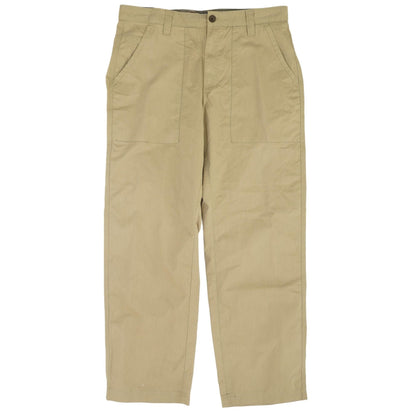 Tan Solid Five Pocket Pants